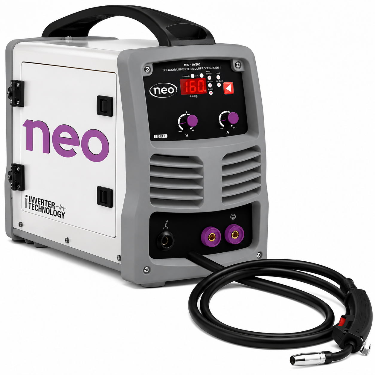Máquina de Soldar MIG, TIG y Electrodo NEO 160 A