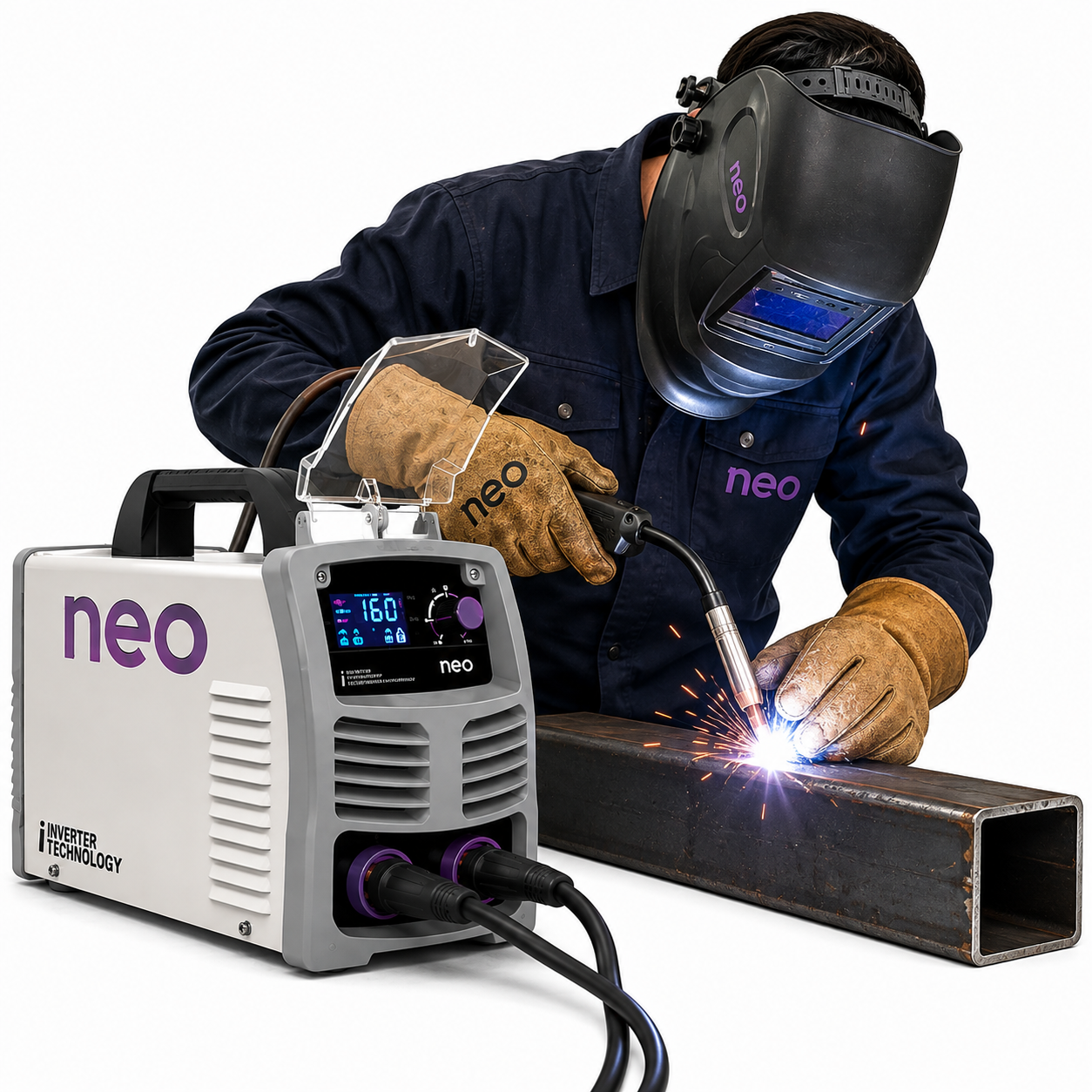 Máquina de Soldar MIG, TIG y Electrodo NEO 160 A