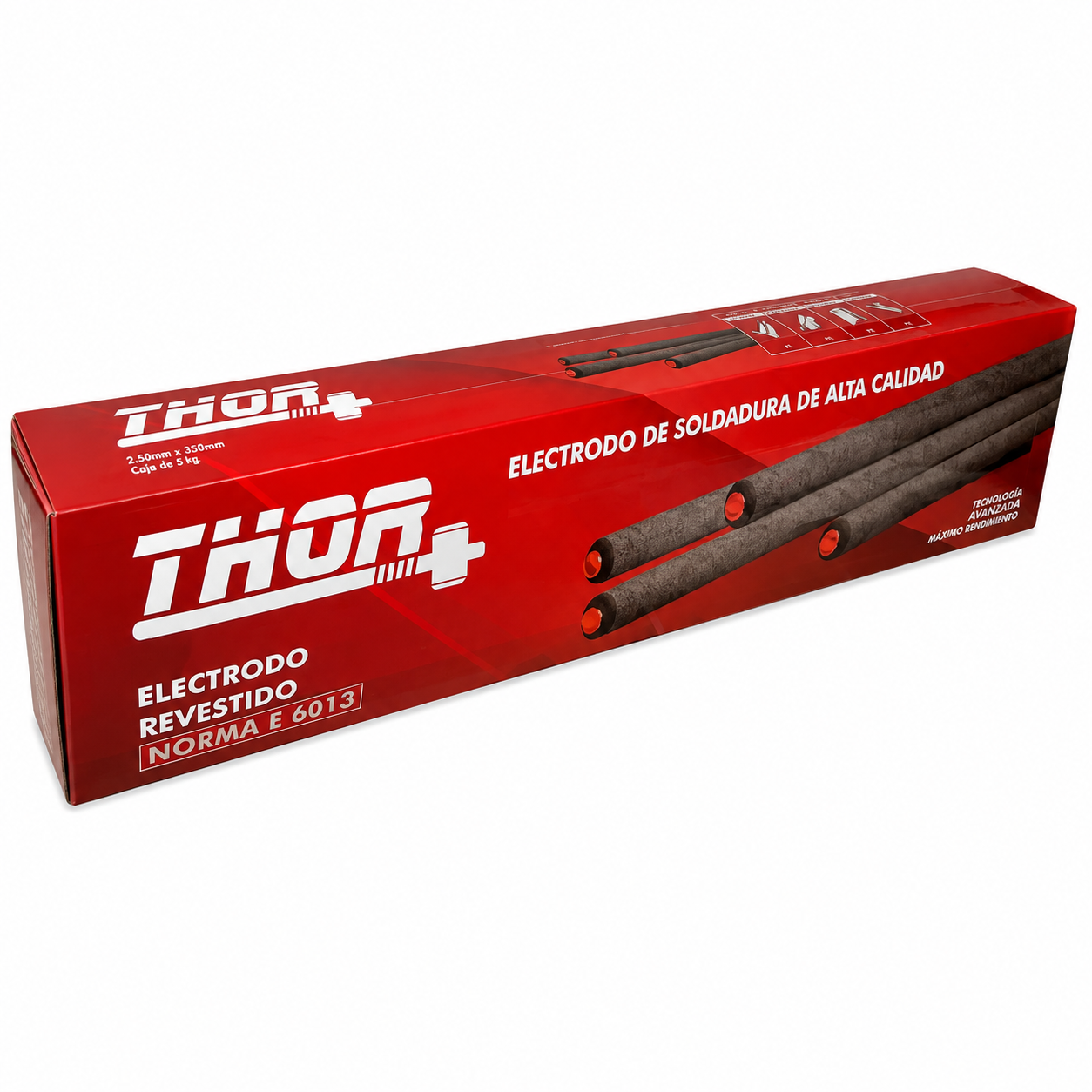 Electrodo Thor Común 2.50mm x Kg (Paquete 5 Kg)