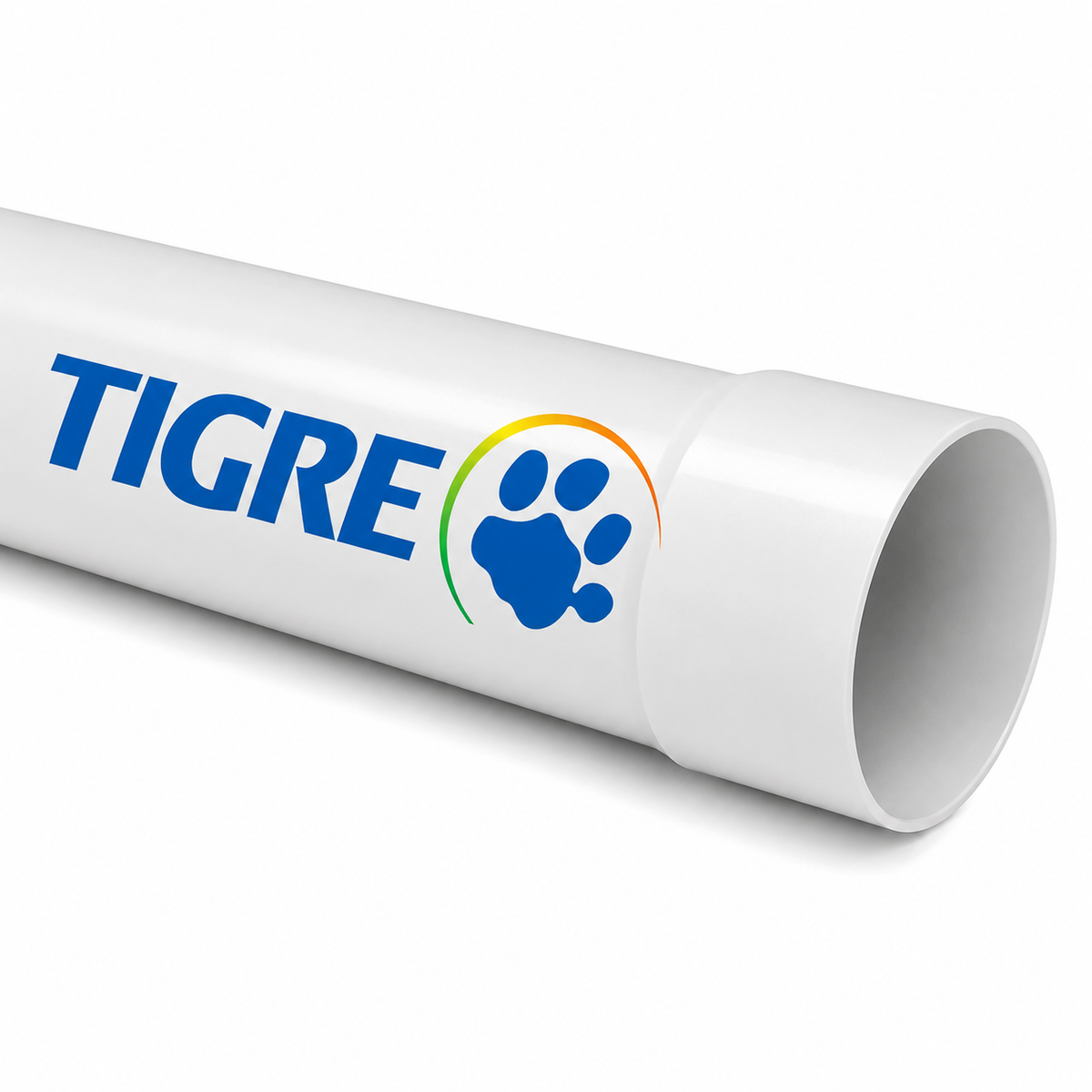 Caño Cloacal Tigre Blanco 100 mm (Tira)