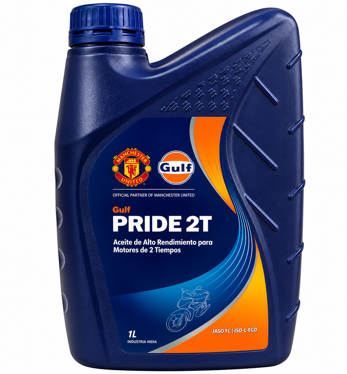 Aceite 2T Gulf 1 Litro para Motosierra y Desmalezadora