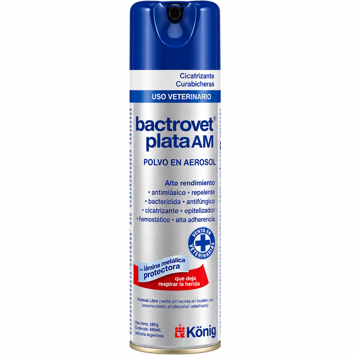 Curabicheras Bactrovet Plata Aerosol 440 ml