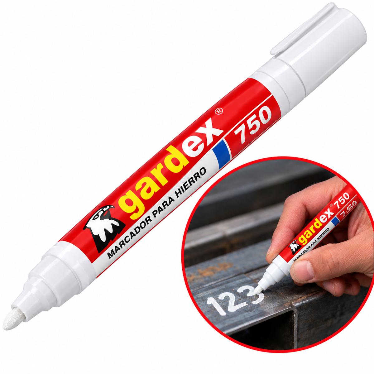 Marcador de Herrero Gardex Blanco