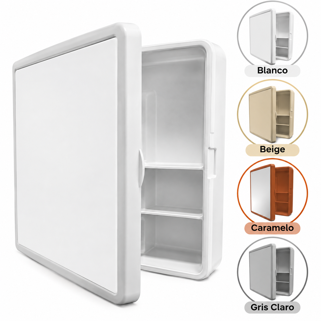 BOTIQUIN PARA BAÑO PLASTICO SINTEX