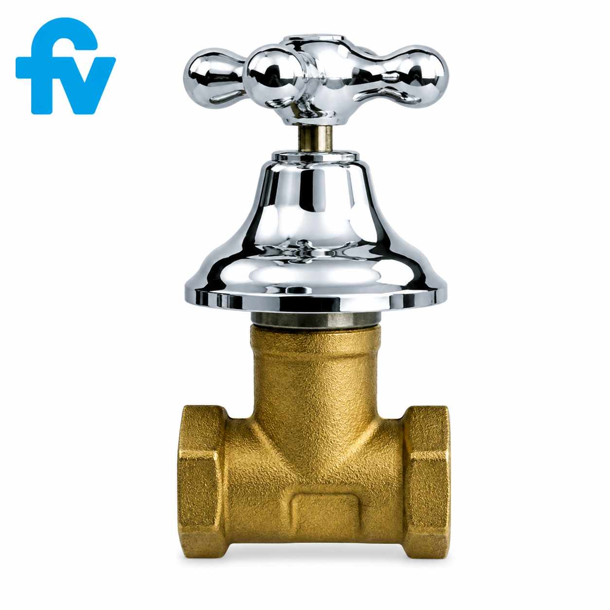 Llave de Paso FV con Campana 1/2"