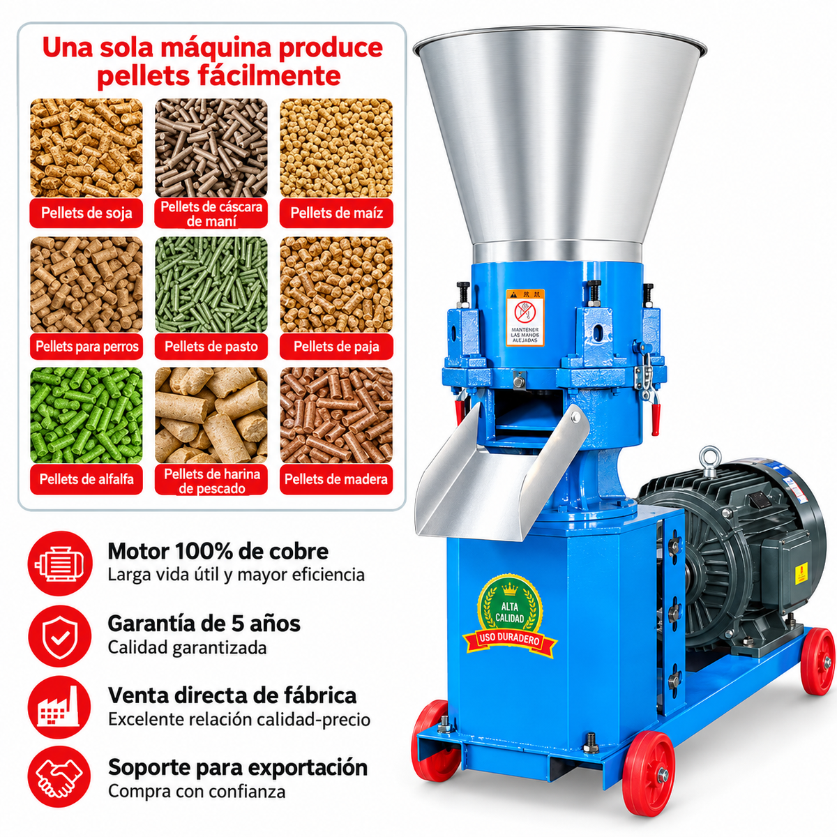 Paletizadora para Alimentos de Gallina
