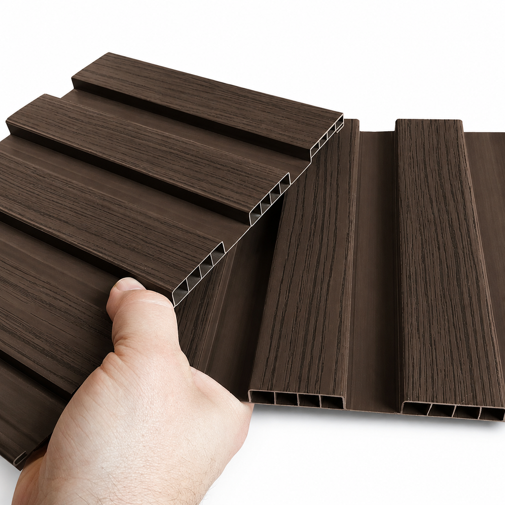 PANEL DECORATIVO 3D MARRON OSCURO