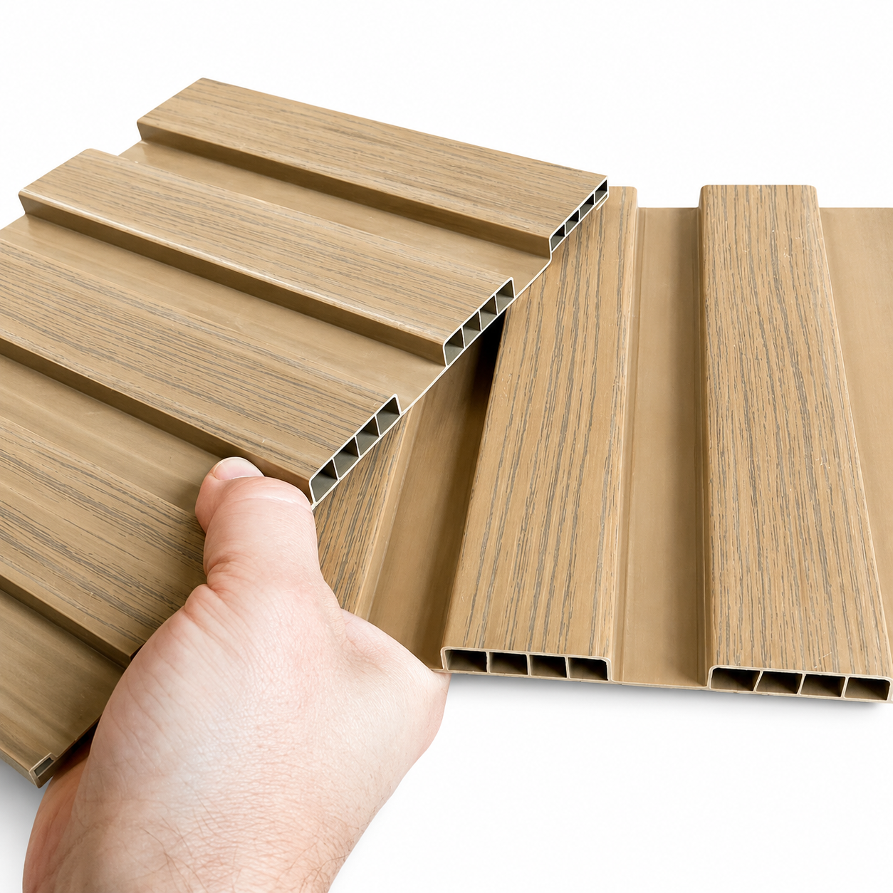 PANEL DECO 3D MARRON CLARO
