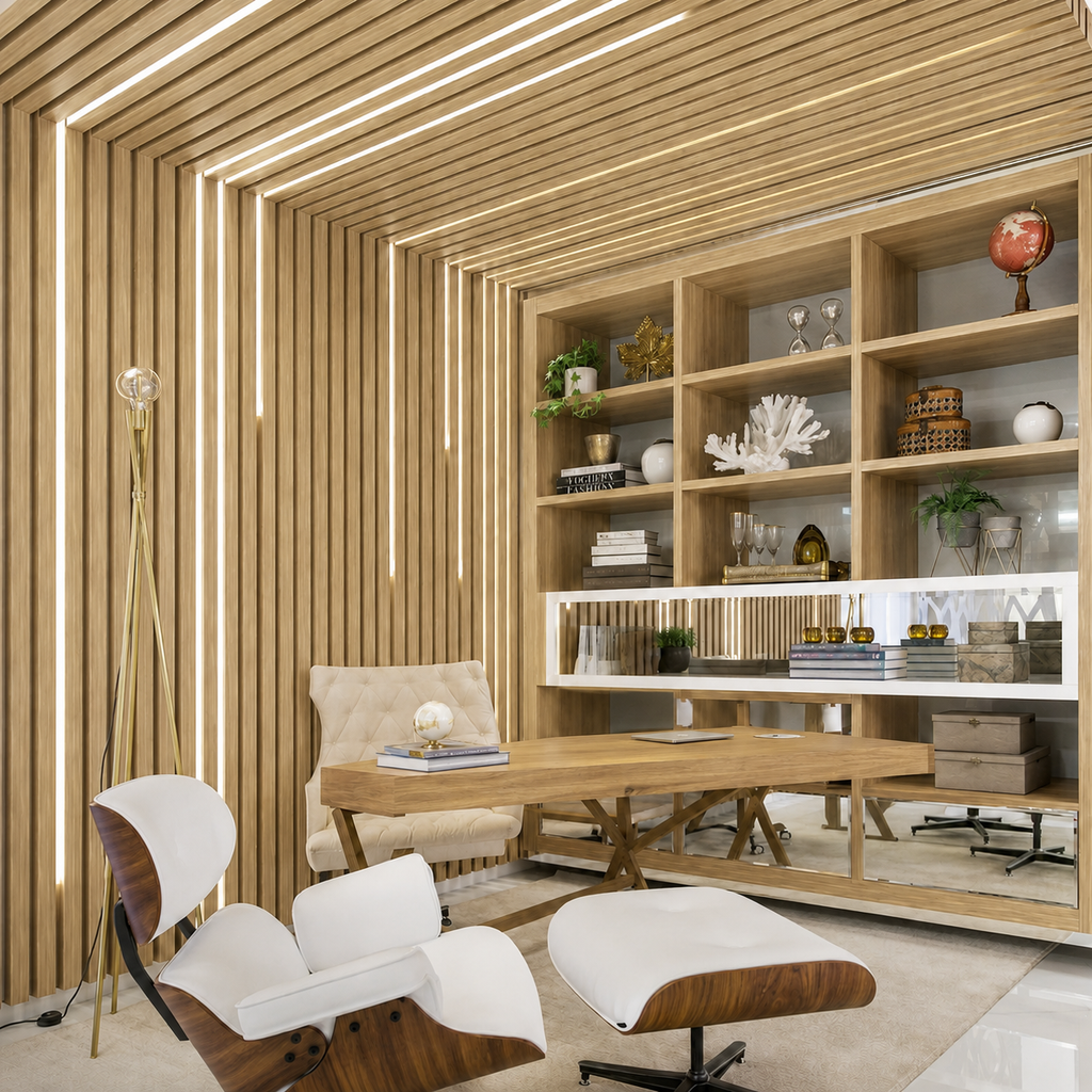 PANEL DECO 3D MARRON CLARO