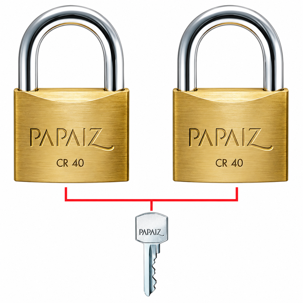 Candado Papaiz Duplo 40 mm