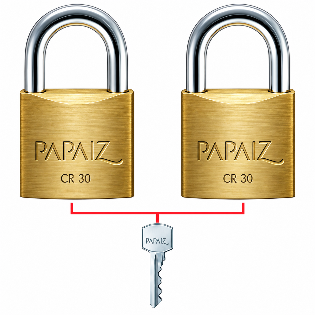 Candado Papaiz Duplo 30 mm