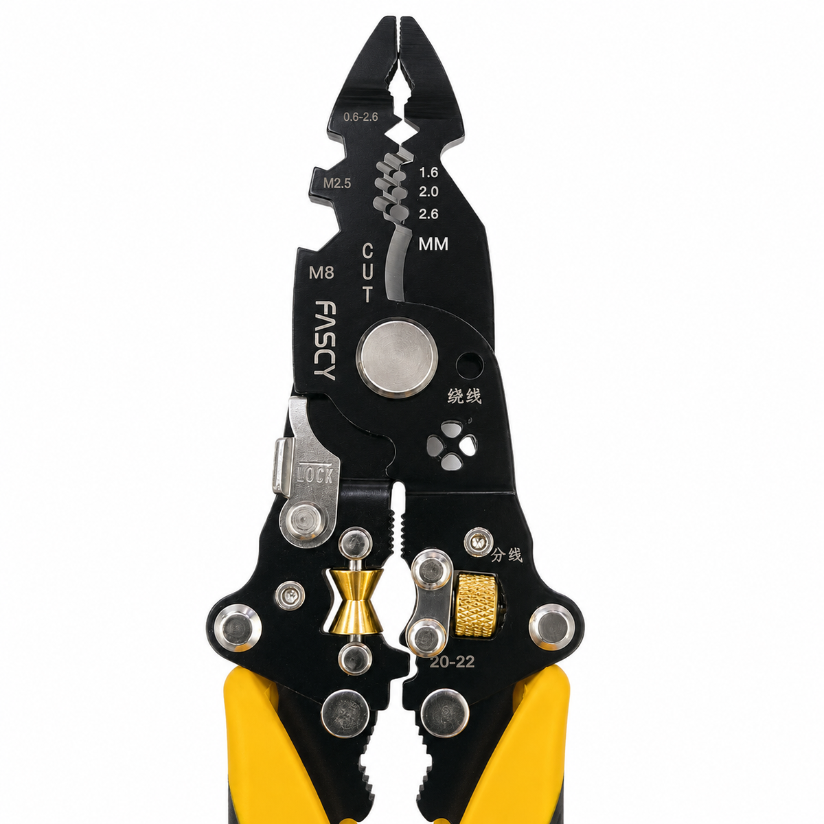 Pinza Pelacables Automática Fascy 8" (1.00 a 3.20 mm)