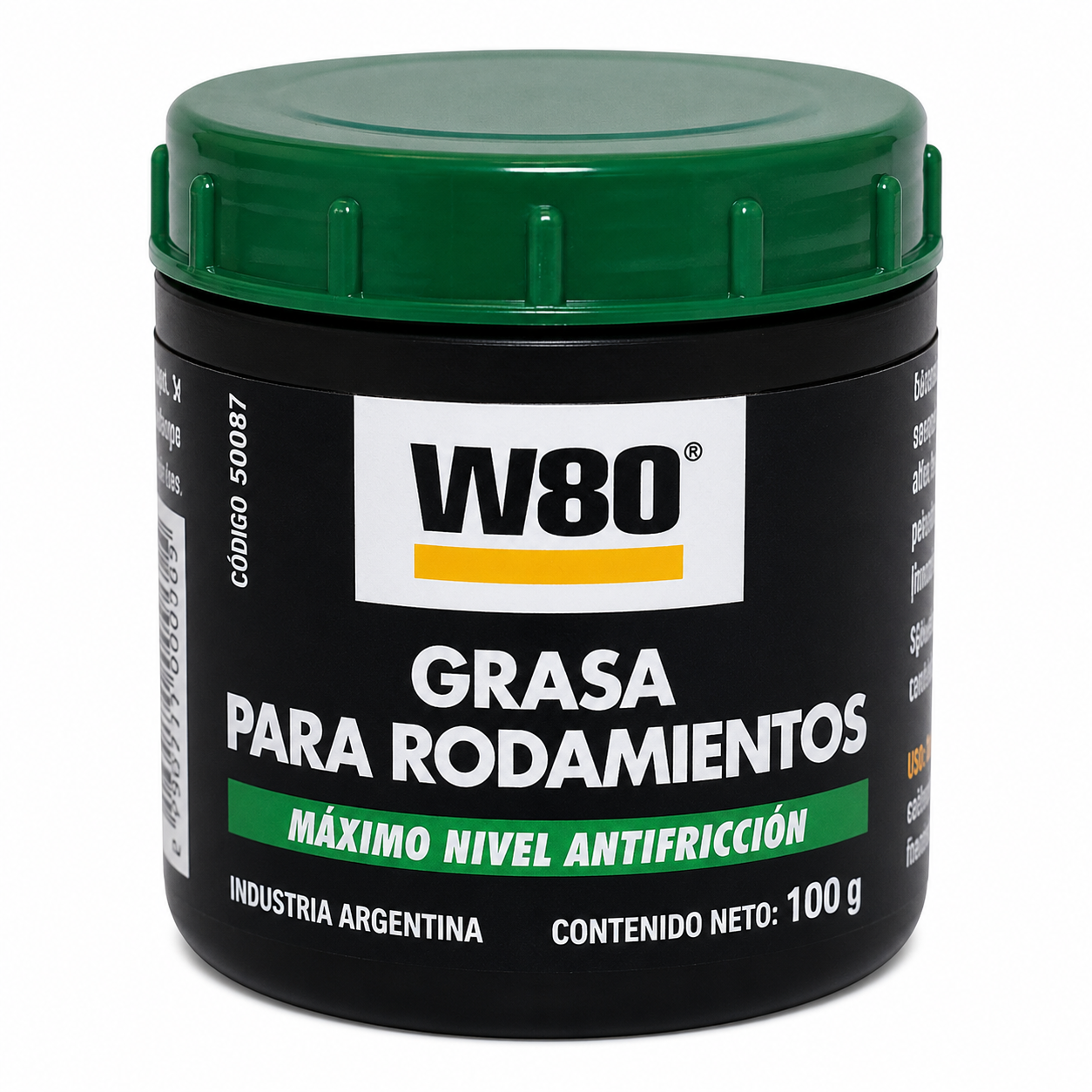 GRASA ESPECIAL RODAMIENTOS 100GR (VERDE)