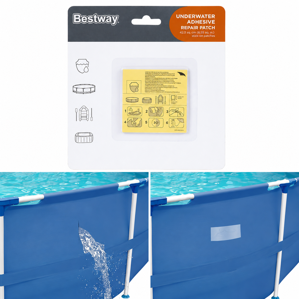 Kit de Parches para Piscina Bajo Agua x 10 Unidades Bestway