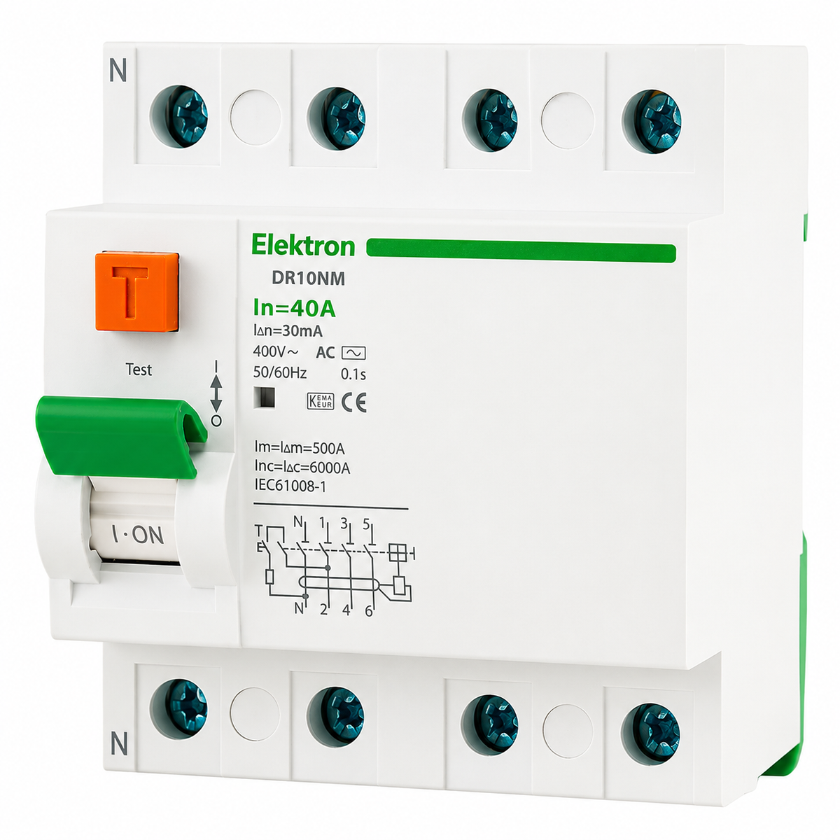 Disyuntor Diferencial 4x40A Tetrapolar