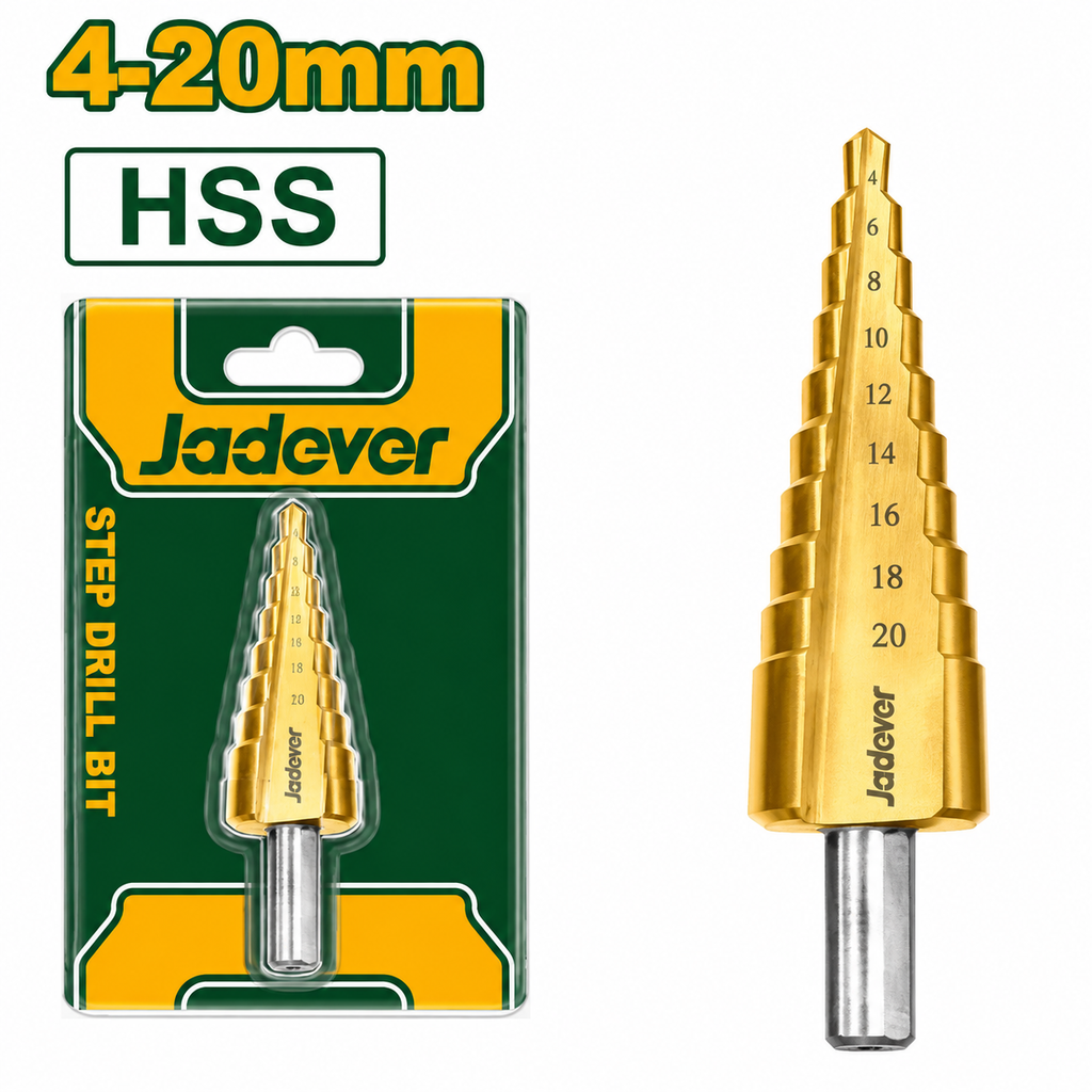 Mecha Escalonada Jadever 4 a 20 mm