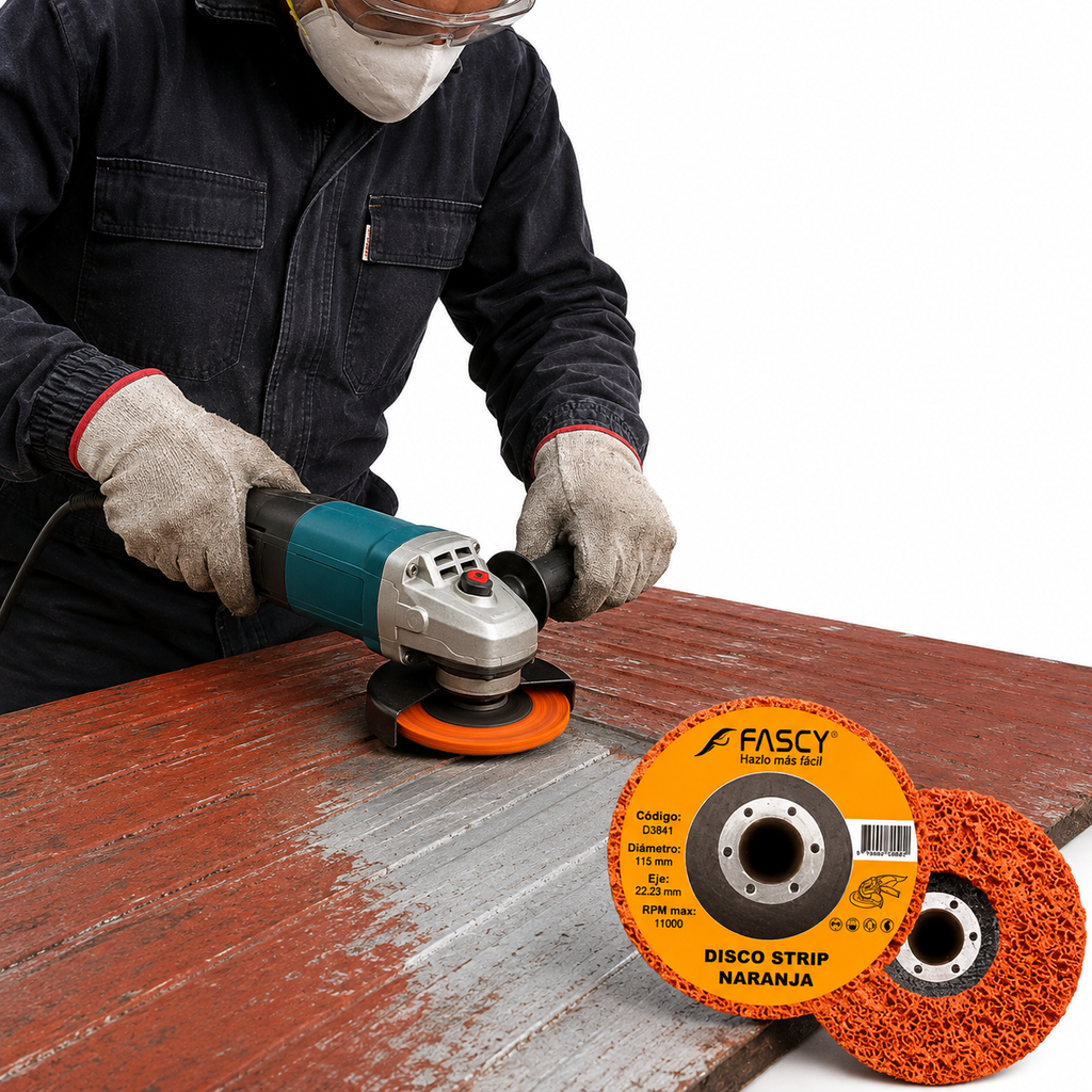 Disco Strip Fascy Naranja 115 mm