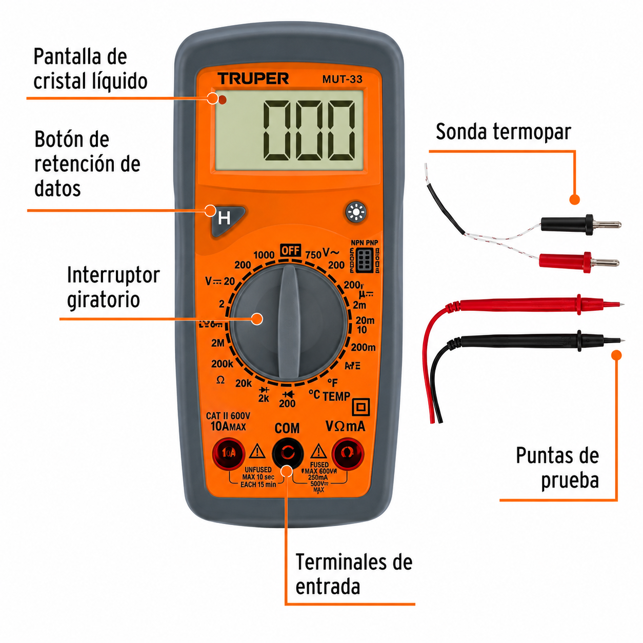 Tester Digital Truper Mediano (Ref. 10401)