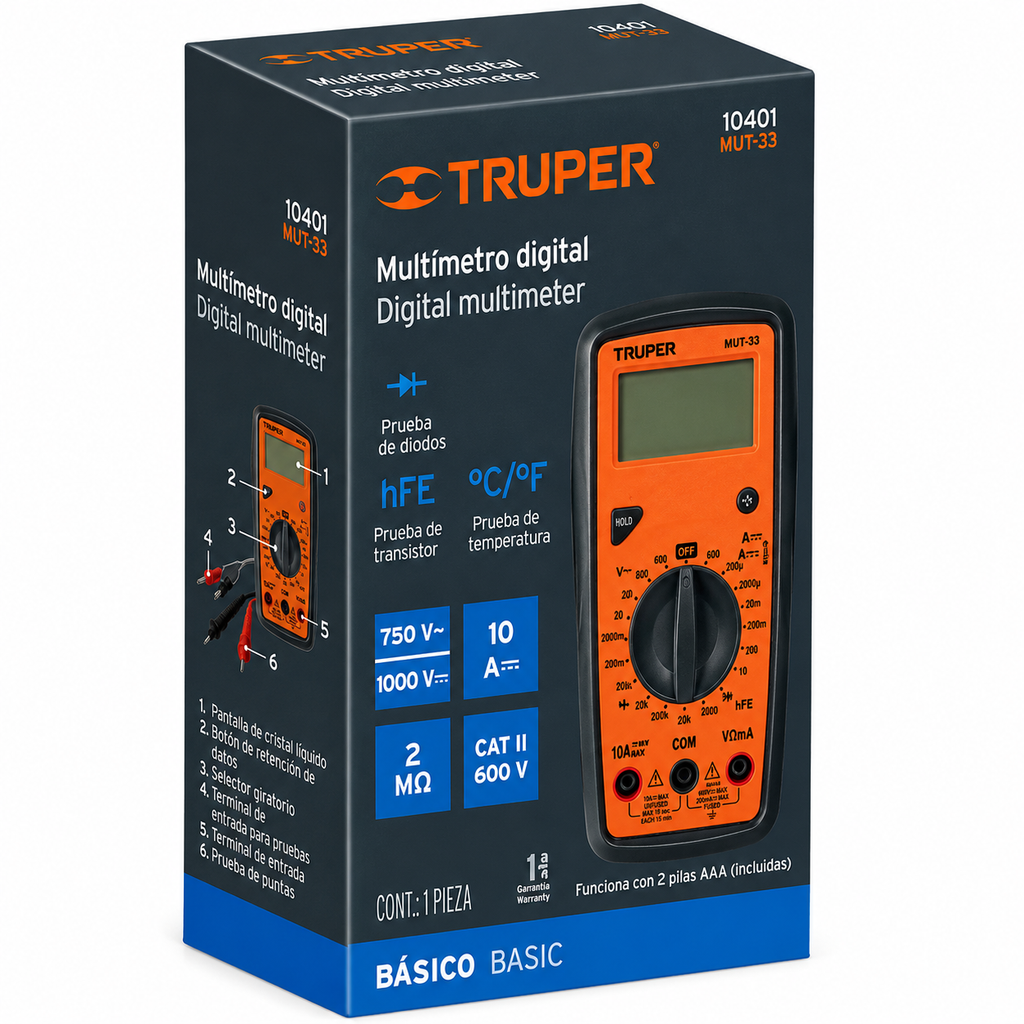 Tester Digital Truper Mediano (Ref. 10401)