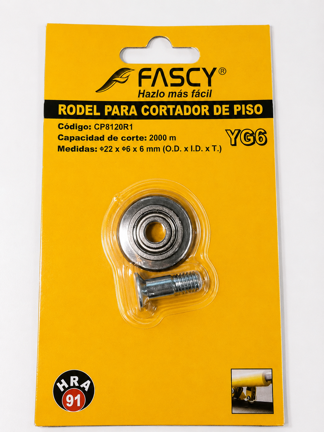 Repuesto para Máquina Corta Azulejo Fascy de 100 cm