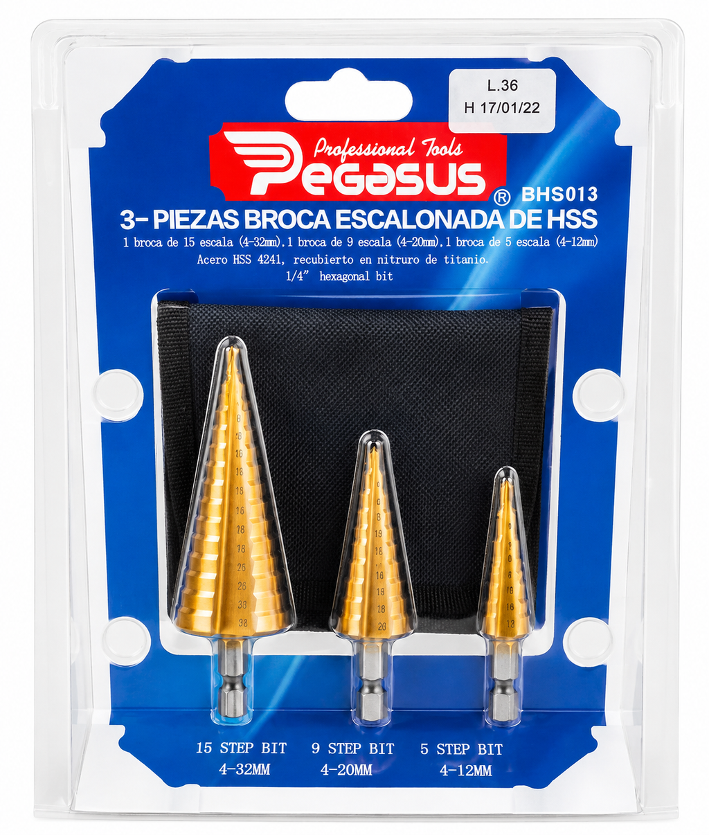 Mecha Escalonada pegasu 3 Piezas de Acero