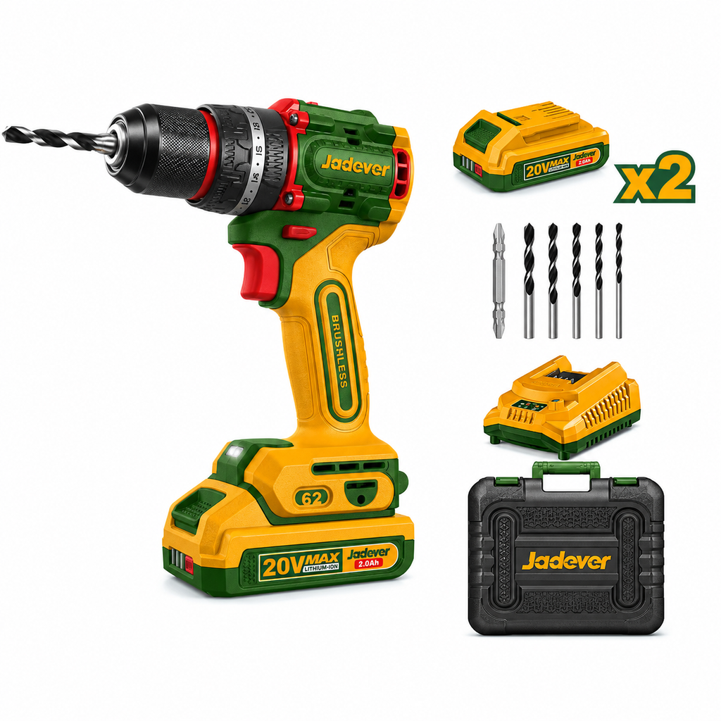 Taladro a Batería Jadever 20V con Batería