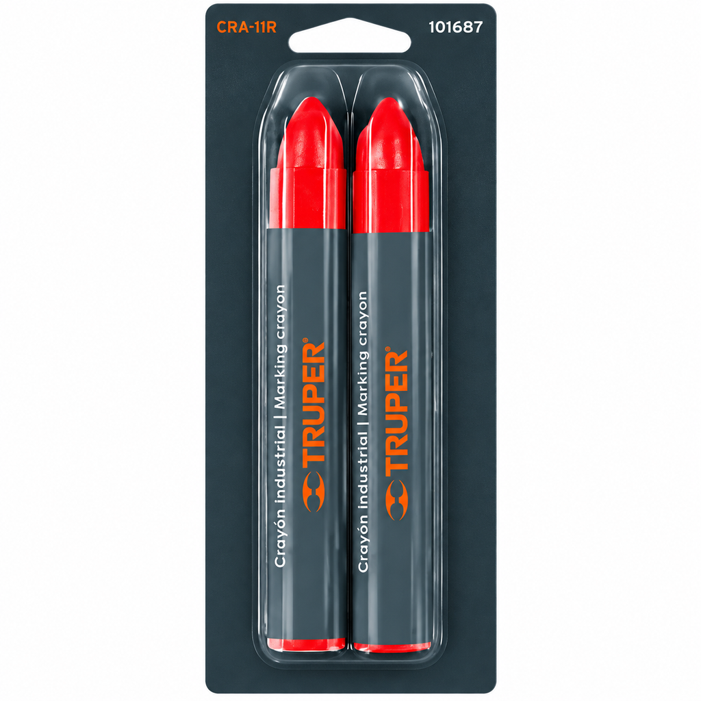 Crayola de Herrero Truper Roja por 2 Unidades (Ref. 101687)