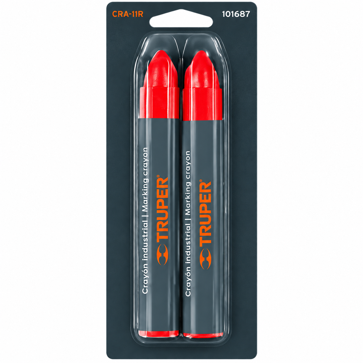 Crayola de Herrero Truper Roja por 2 Unidades (Ref. 101687)