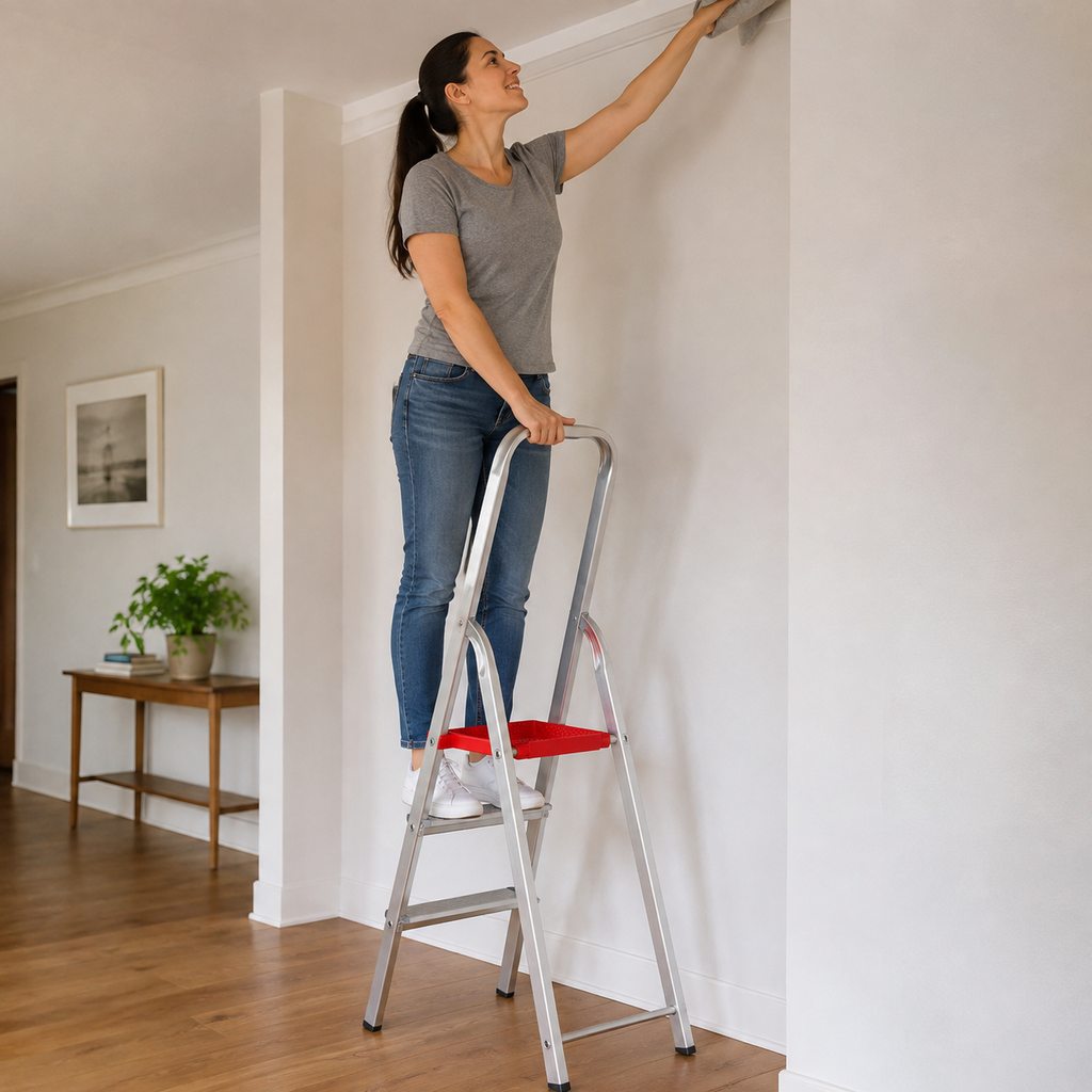ESCALERA ALU DOMESTICA 2 PELD (BANCO E1202)
