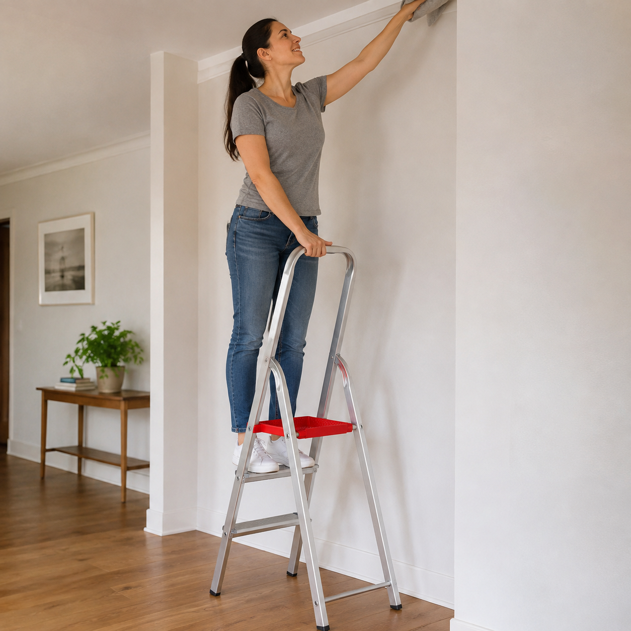 ESCALERA ALU DOMESTICA 2 PELD (BANCO E1202)
