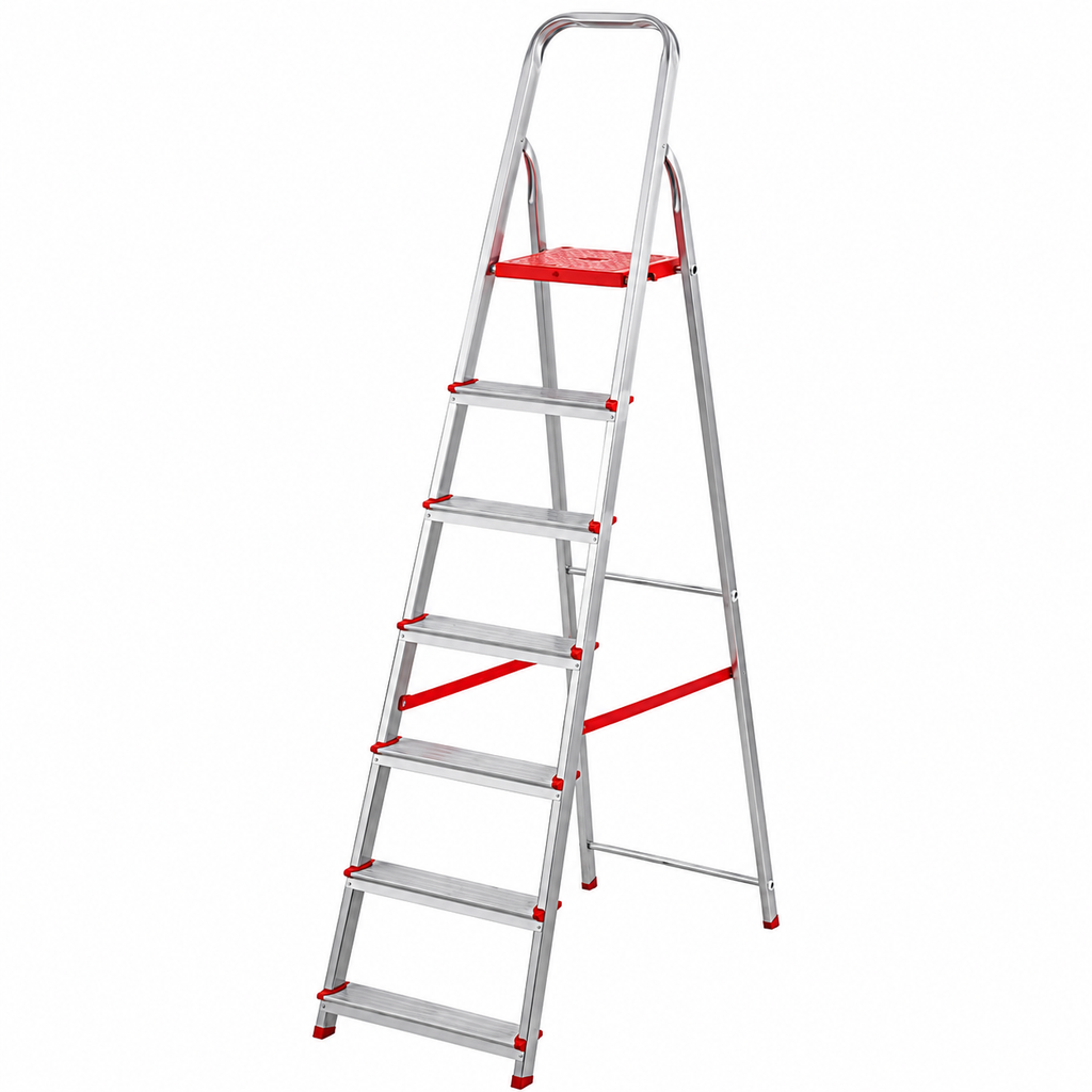 ESCALERA ALU DOMESTICA 7 PELD (REF E1207)