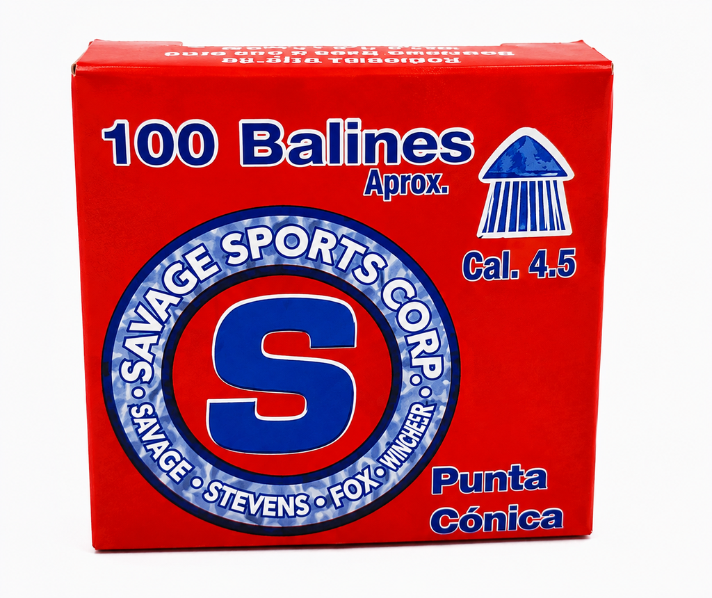 BALA AIRE COMPRIMIDO SAVAGE 4.50MM X 100UNID (BALIN)