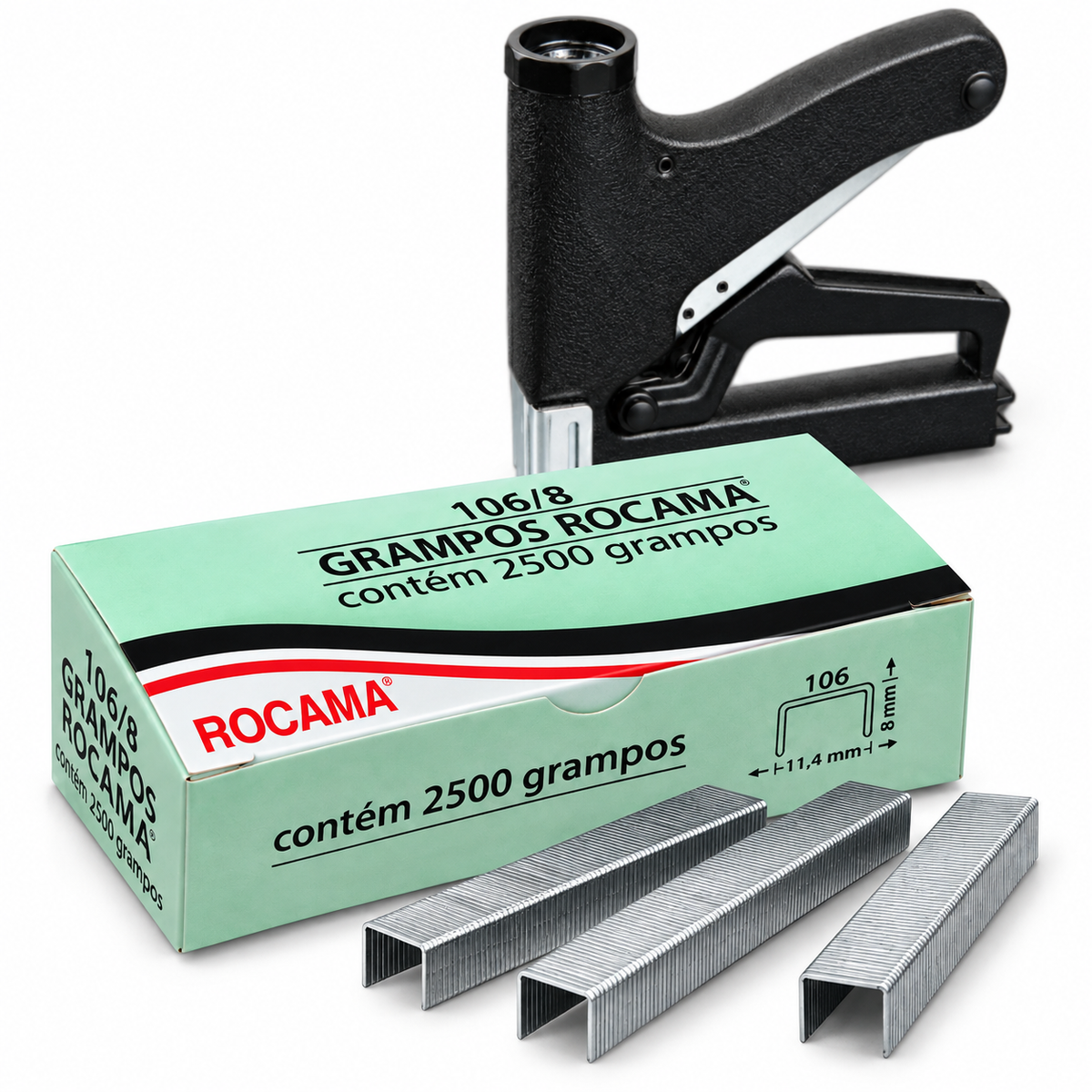 Carga para Engrapadora Manual Rocama 8.00 mm (Ref. 106/8)