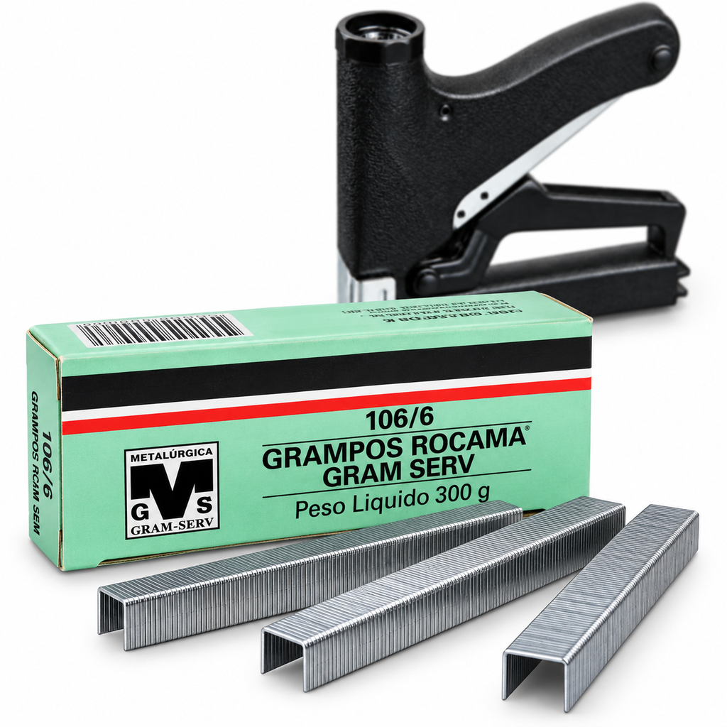 Carga para Engrapadora Manual Rocama 6.00 mm (Ref. 106/6)