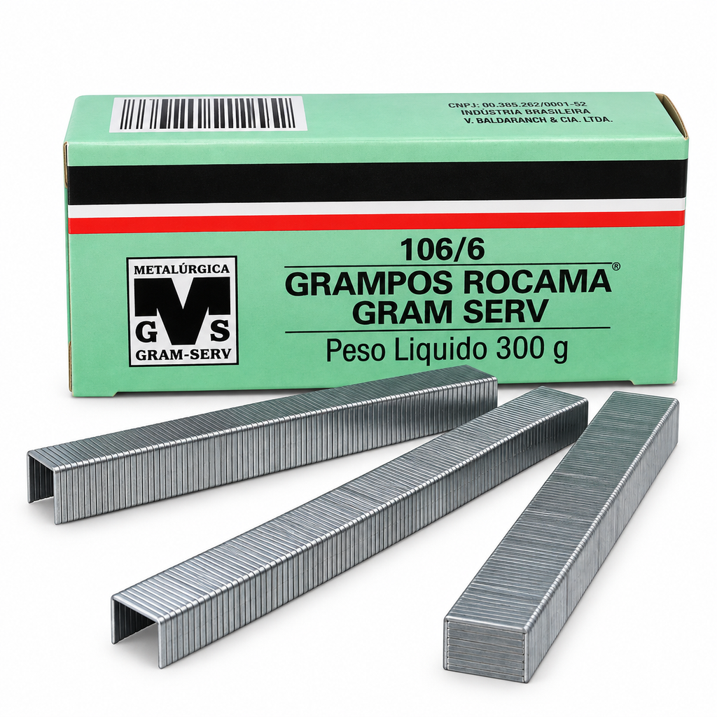 Carga para Engrapadora Manual Rocama 6.00 mm (Ref. 106/6)