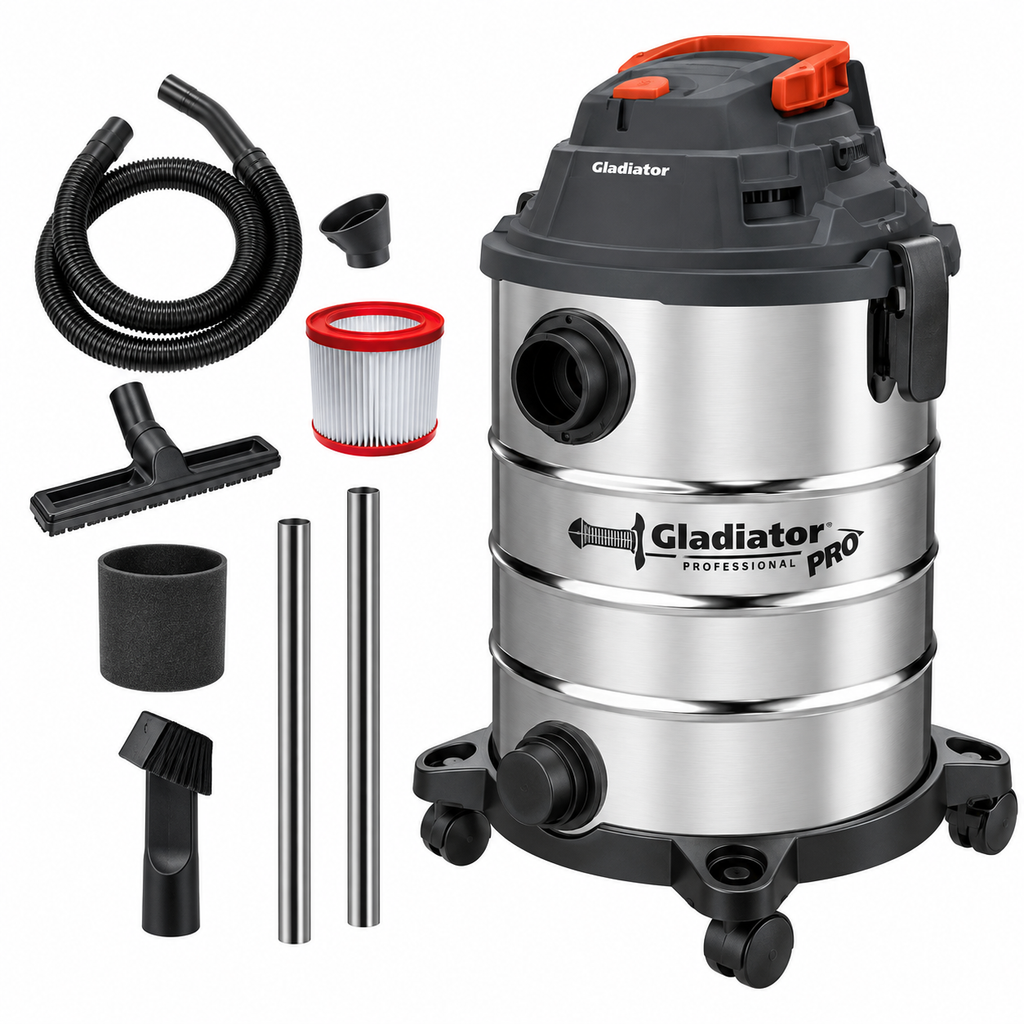 Aspiradora Gladiator Seco y Sopla 1400W 35.00 L (Ref. A-835)
