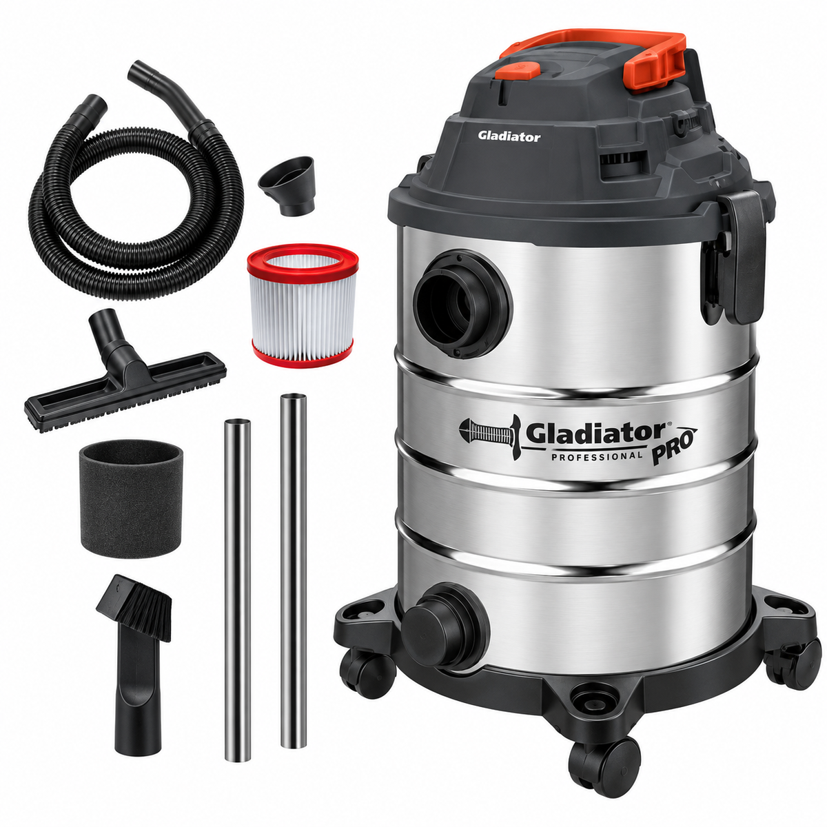 Aspiradora Gladiator Seco y Sopla 1400W 35.00 L (Ref. A-835)