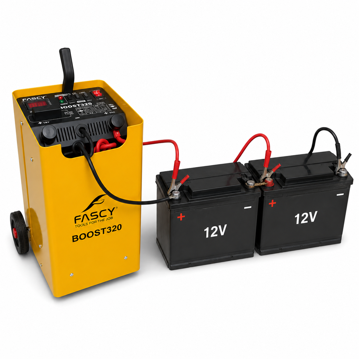 Cargador de Batería Fascy 300A con Arrancador 12/24V