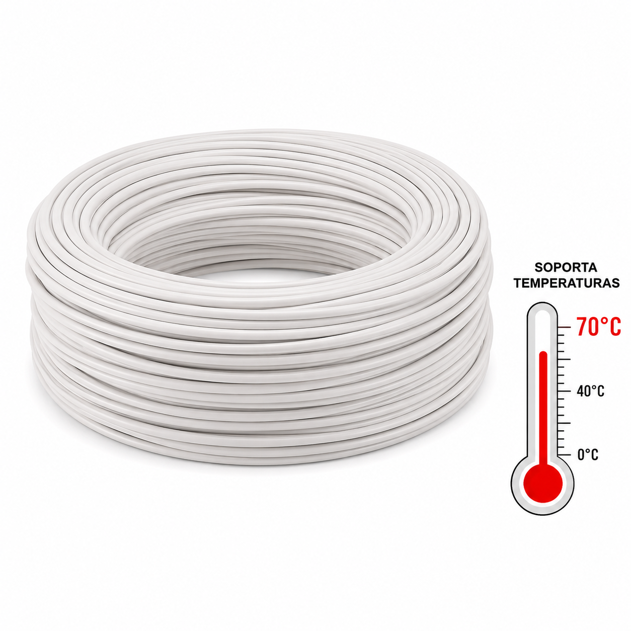 Cable de Alta Temperatura Siliconado 2.5mm (por metro)