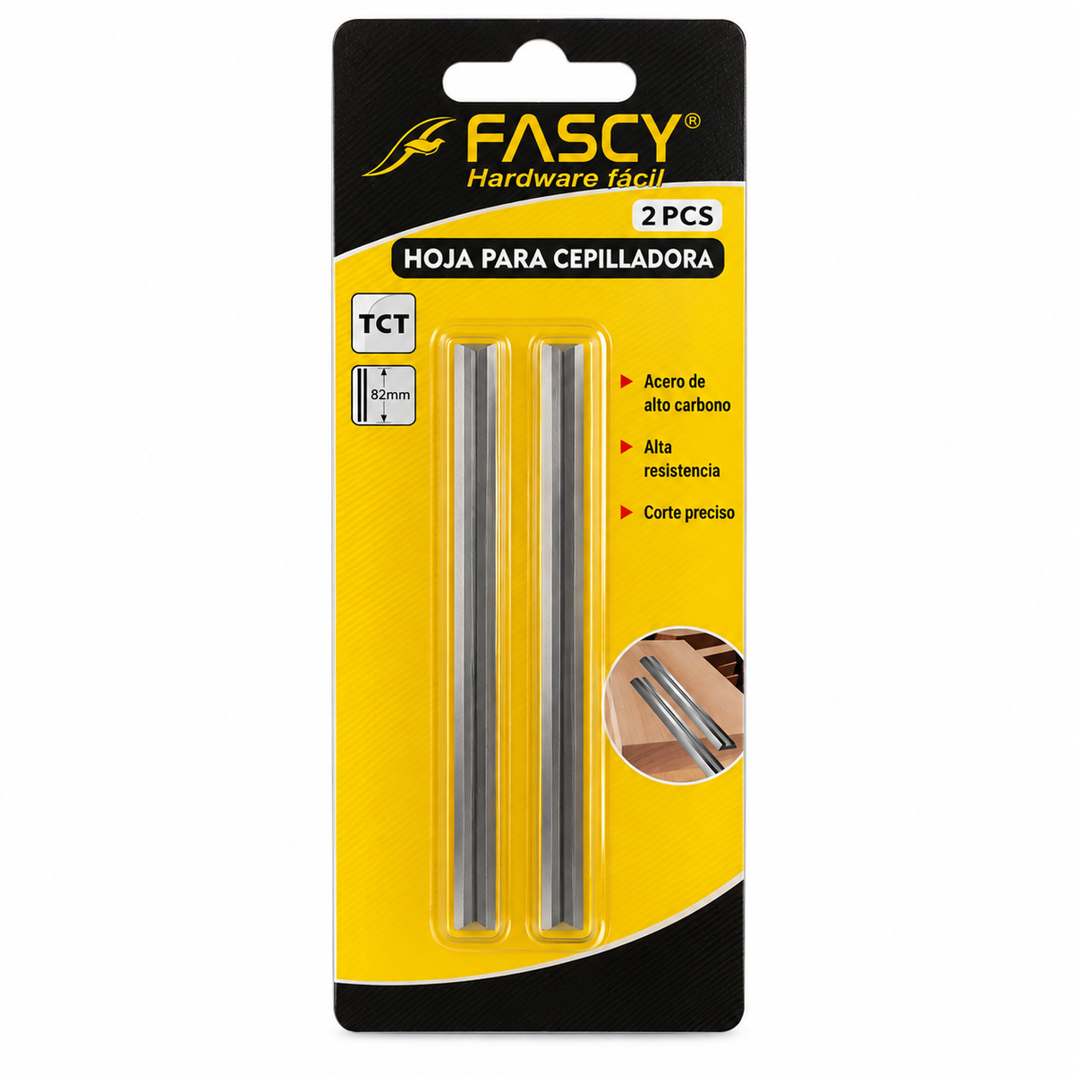 Hoja para Cepilladora Eléctrica Fascy 82 mm (Repuesto)