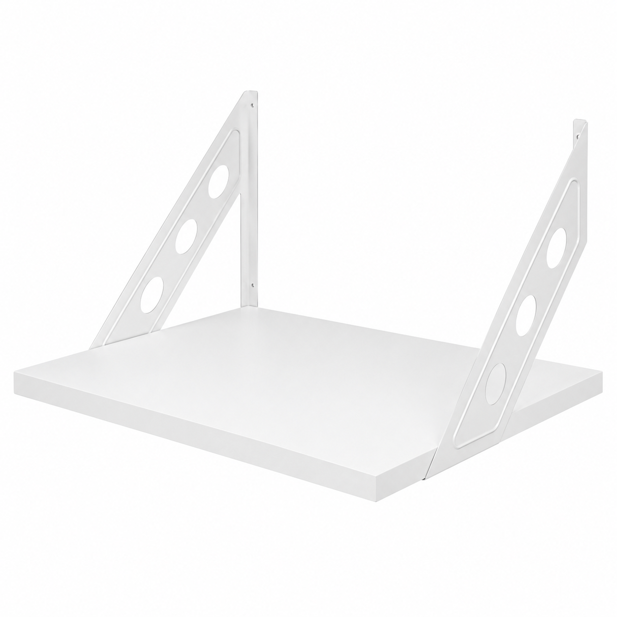 Estante con Soporte Lateral 60 x 40 Blanco