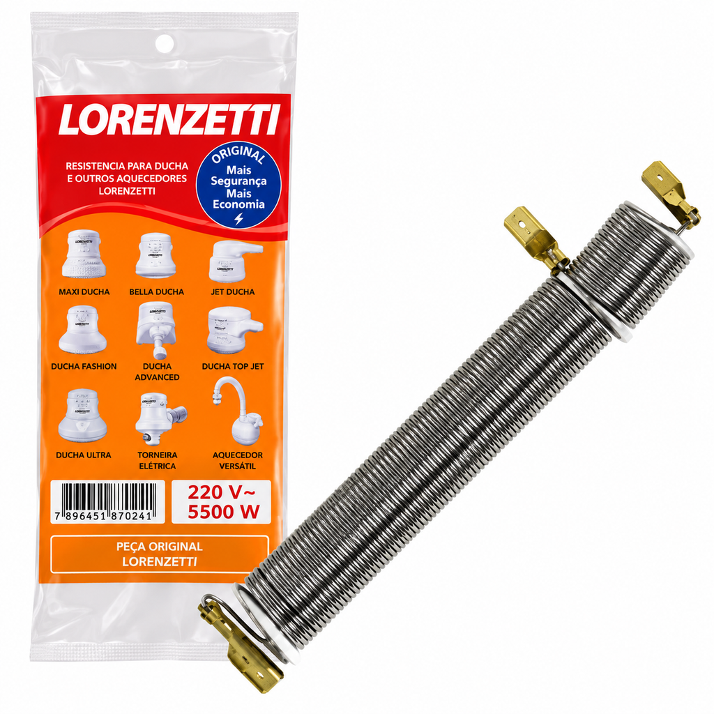 Resistencia para Ducha Lorenzetti (Resorte)