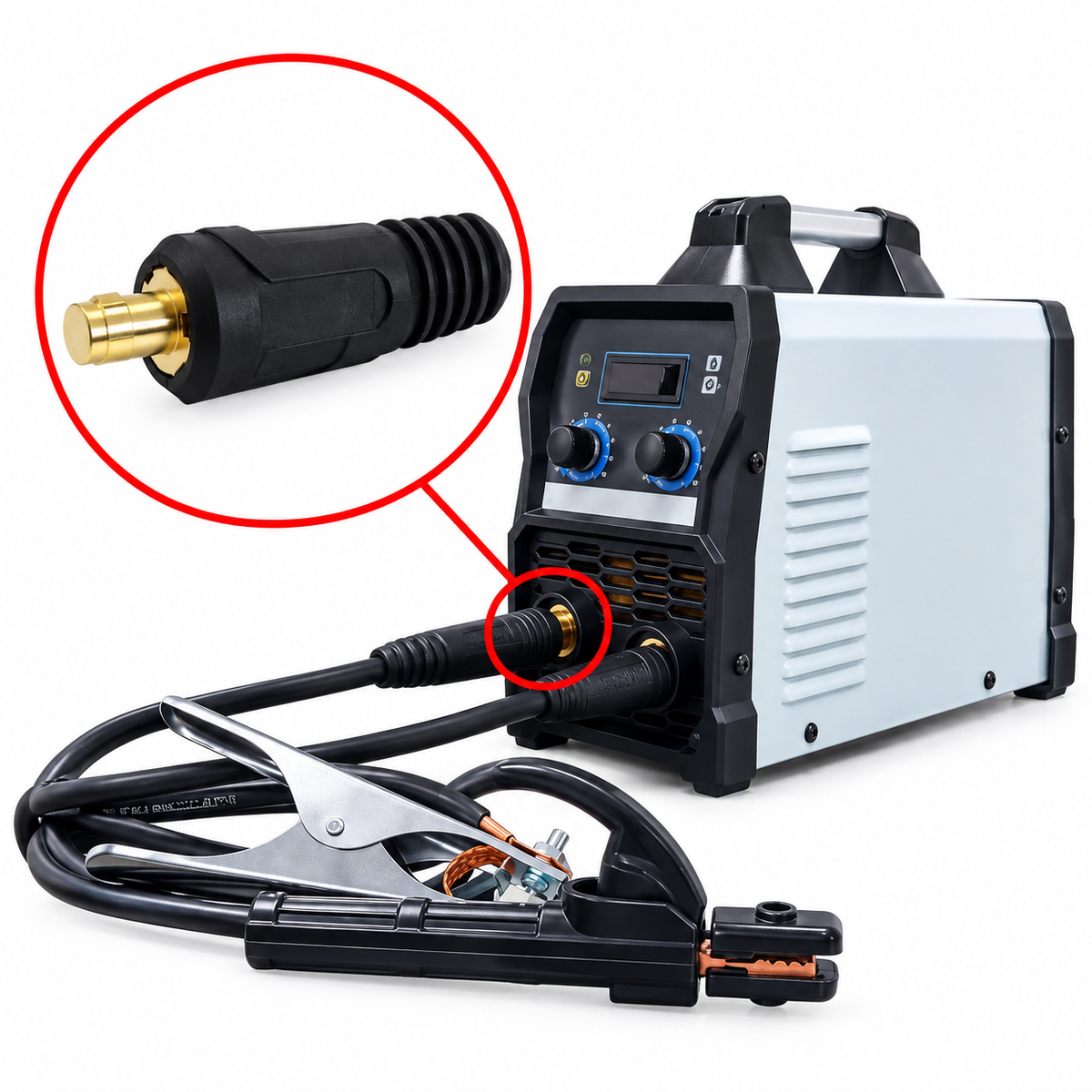 Conector Macho 9 mm para Máquina de Soldar (Repuesto)