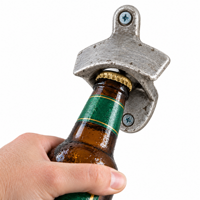Abridor de Botella de Pared Aluminio Chico