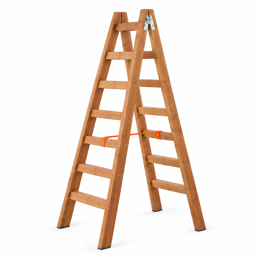 Escalera de Madera Doble de 2.50 Metros