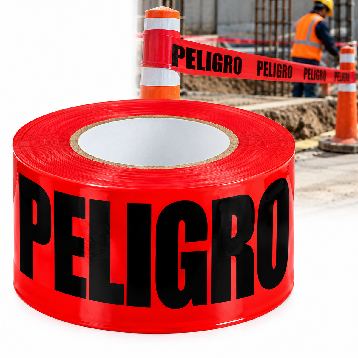 Cinta de Demarcación Peligro Truper 304.80 m (Ref. 12585)