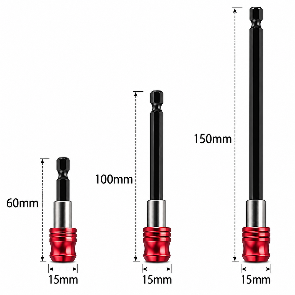 Kit Extensión para Punta Magnética 3 Piezas