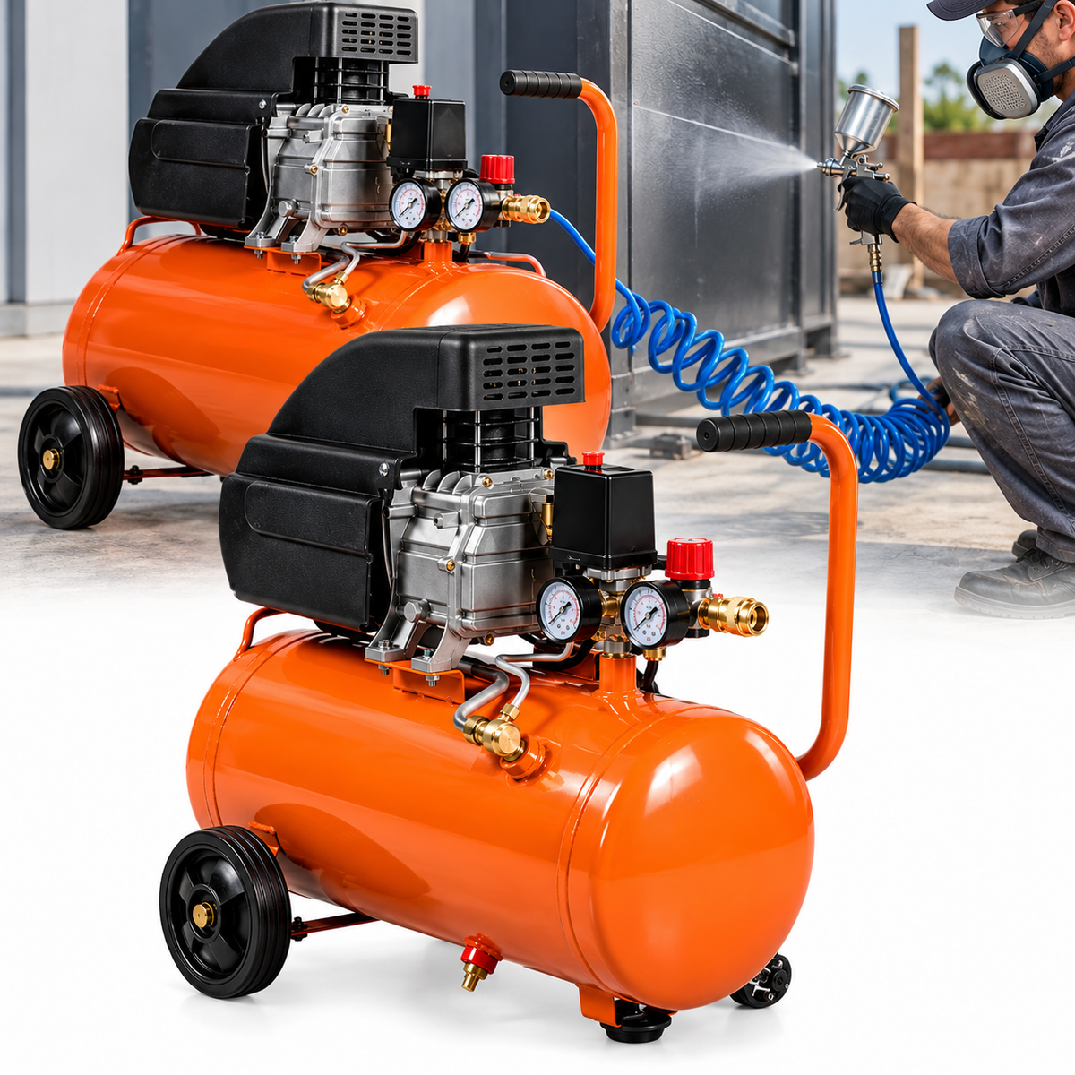 Compresor de Aire 24 Litros 2 HP (Ref. CE-524/624)