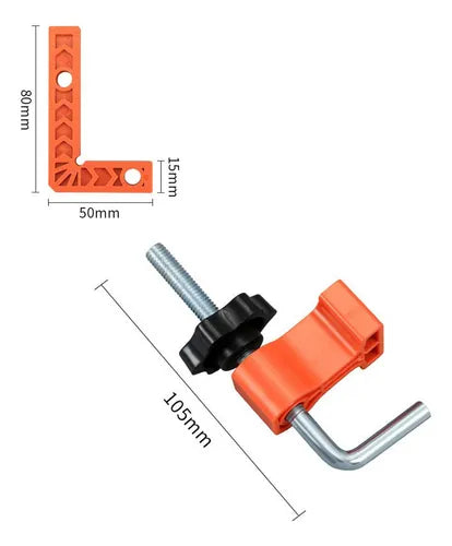 Escuadra de Encuadre en L con Tornillos de Fijación (por unidad)