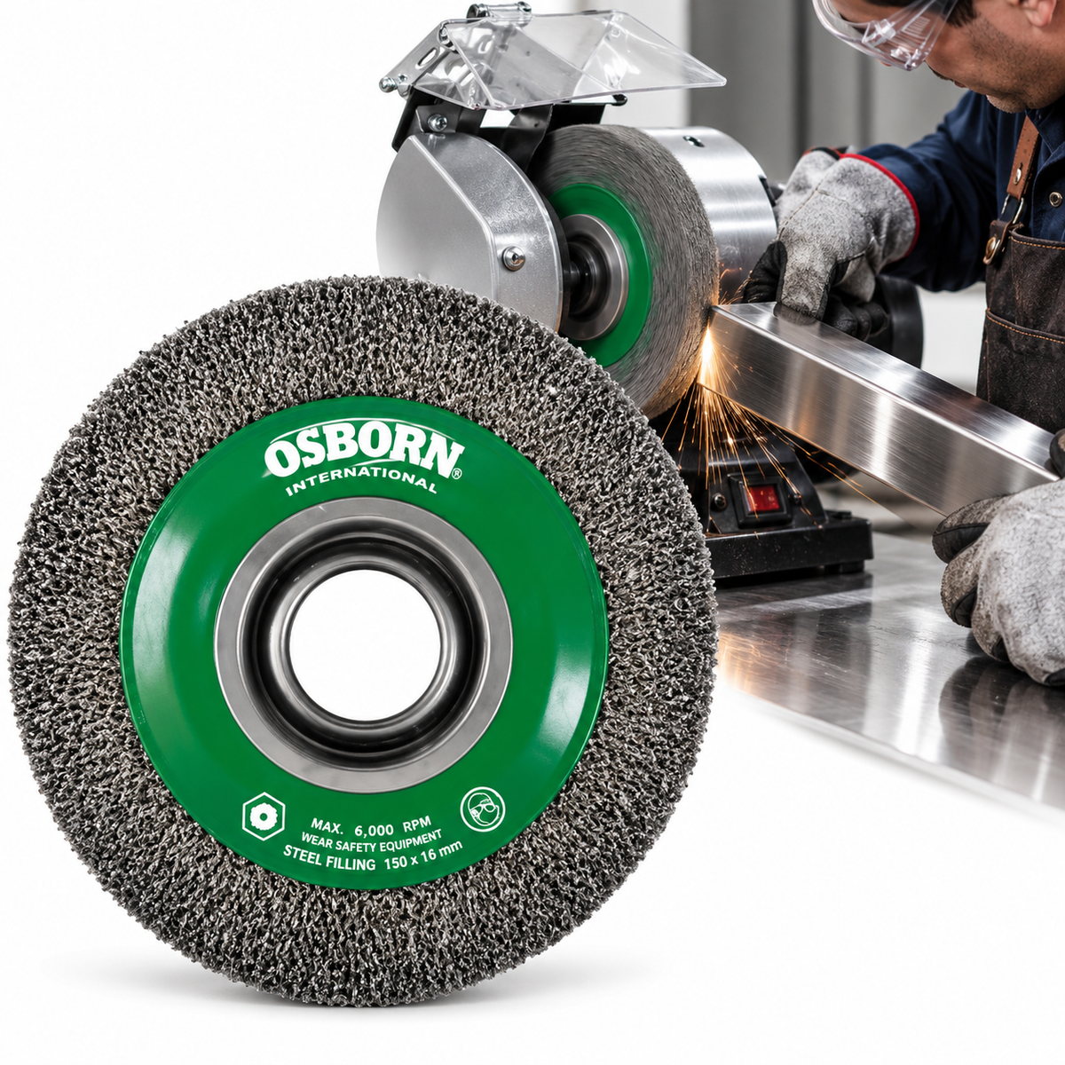 Cepillo Rotativo Inox Metinox Osborn 6 x 1.00"